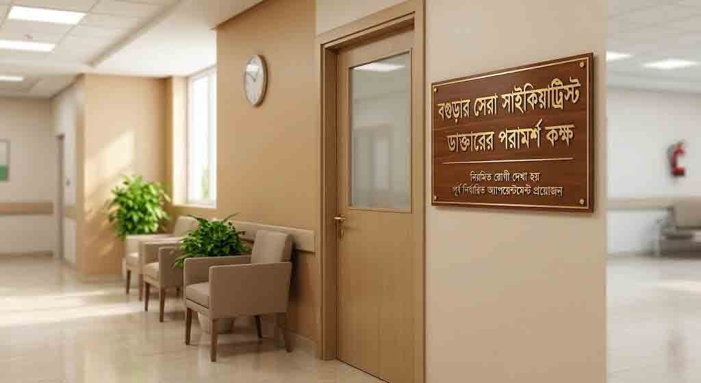 বগুড়ার সেরা সাইকিয়াট্রিস্ট এবং মনোরোগ বিশেষজ্ঞ ডাক্তারদের তালিকা